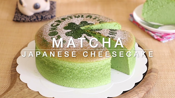 From Japanese Gardens: Συνταγή Cheesecake Matcha